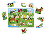 Melissa and Doug 10738 Soundpuzzle aus Holz-Old Mac Donald´s Bauernhof