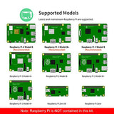 Freenove Ultimate Starter Kit für Raspberry Pi 4 B 3 B+, 434 Seiten Ausführliche Anleitungen, Python C Java, 223 Elemente, 57 Projekte, Lernen Sie Elektronik und Programmierung, Lötfreies Steckbrett