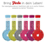 Tonie-Lauscher pink: Kinder Kopfhörer passend zur Toniebox - Lautstärke reguliert, Abnehmbares Kabel, Größenverstellbar, Bewegliche Ohrmuscheln