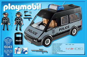 Playmobil 6043 - Polizei-Mannschaftswagen mit Licht und Sound