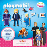 PLAYMOBIL 70258 Heidi Clara mit Vater und Fräulein Rottenmeier, bunt