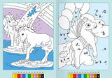 Malen nach Zahlen ab 5 Jahren: Zauberponys
