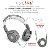 Tonie-Lauscher anthrazit grau: Kinder Kopfhörer passend zur Toniebox