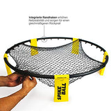 Spikeball-Set mit 3 Bällen - Zum Spielen im Freien, im Haus, im Garten, am Strand, bei Ausflügen, im Park - Enthält 3 Bälle, Turn-/Transportbeutel und Regelheft - Spiel für Kinder, Teenager, Erwachsene