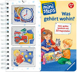 Was gehört wohin?: Mein großes Spielbuch mit 22 Magnetteilen. Ab 24 Monaten (ministeps Bücher)