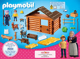 PLAYMOBIL Heidi 70255 Peters Ziegenstall, Mit Lichteffekt, Ab 4 Jahren