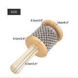 Kinder Holz Cabasa Handshaker Percussion Musikinstrument Lernspielzeug Geschenk