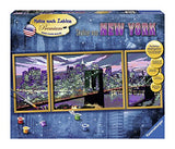 Ravensburger Malen nach Zahlen 28951 - Skyline von New York - Perfektes Malergebnis durch hochwertiges Künstlerzubehör, ohne Rahmen