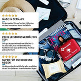 Erste Hilfe Set Wandern, Outdoor, Fahrrad & Reise Zubehör für die Erstversorgung der häufigsten Notfälle nach DIN 13167 - First Aid Kit für Deine Sicherheit