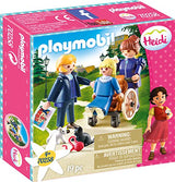 PLAYMOBIL 70258 Heidi Clara mit Vater und Fräulein Rottenmeier, bunt