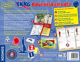 KOSMOS 630539 - TKKG Junior Adventskalender, Bolzplatz in Gefahr - Finde den Täter! 24 Gimmicks für deine Detektiv-Ausrüstung, Krimi zum Miträtseln, Spielzeug-Adventskalender ab 7 Jahre, Fußball-Thema