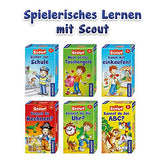KOSMOS 7105380 Scout: Sicher zur Schule, Verkehrsregeln lernen mit Spaß, Mitbringspiel für Kinder ab 5 Jahren