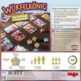 HABA 303485 - Würfelkönig, kniffeliges Zockerspiel für 2-5 Spieler ab 8 Jahren, spannendes Gesellschaftsspiel für die ganze Familie