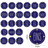 YILEEY Adventskalender zum Selber Befüllen 24 STK, DIY Adventskalender 2020 Jute Stoff Tüten mit Zahlen Aufkleber, Befüllbarer Leer Weihnachtskalender Bastelset Säckchen Set für Kinder Männer Frauen