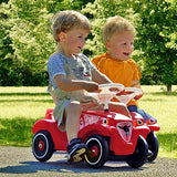 BIG - Bobby Car Classic - Kinderfahrzeug für Jungen und Mädchen, klassisches Rutschfahrzeug belastbar bis 50 kg, für Kinder ab 1 Jahr, rot