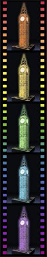 Ravensburger 3D Puzzle Big Ben bei Nacht mit 216 Teilen, für Kinder und Erwachsene, Wahrzeichen von London im Miniatur-Format, Leuchtet im Dunkeln
