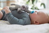 Philips Avent Snuggle Elefant SCF348/13, Kuscheltier mit Schnuller ultra soft, perfektes Geschenk für Neugeborene und Babys, Schnullertier