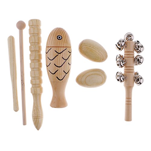Sharplace Holz Percussion Set, Kinder Musik Spielzeug