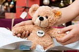 Steiff Teddybär Fynn - 28 cm - Teddy Kuscheltier für Kinder - beweglich & waschbar - beige (111327)