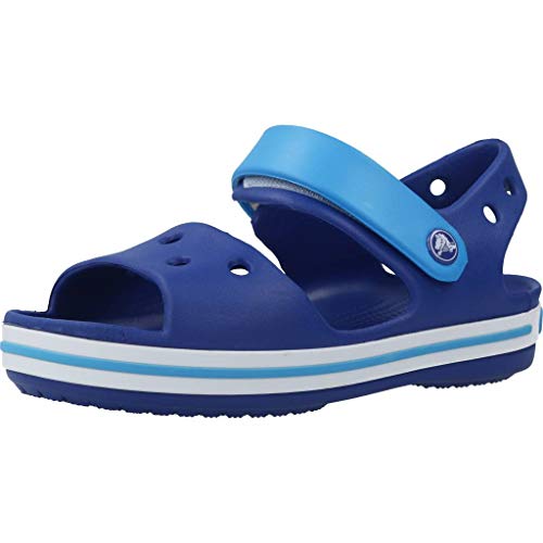 Crocs Crocband Sandal Kids, Unisex - Kinder Sandalen, Blau (Cerulean Blue/ocean), 22/23 EU