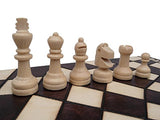 ChessEbook Schachspiel für Drei, 40 x 35 cm, Holz