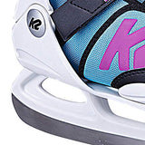 K2 Skates Mädchen Schlittschuhe Juno Ice — white - light blue — EU: 29 - 34 (UK: 10 - 1 / US: 11 - 2) — 25D0304
