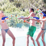Ucradle 2 × Wasserpistole, Wasserpistolen groß 1.2L mit 11 Meter Reichweite für Kinder und Erwachsene, Water Gun Blaster Spielzeug für Sommerpartys im Freien, Strand, Pool, Garten Strandspielzeug