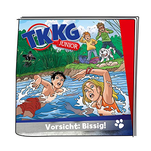 tonies Hörfiguren für Toniebox: TKKG Junior Hörspiel Folge 2 - Vorsicht: Bissig! - ca. 60 Min - ab 5 Jahre - DEUTSCH