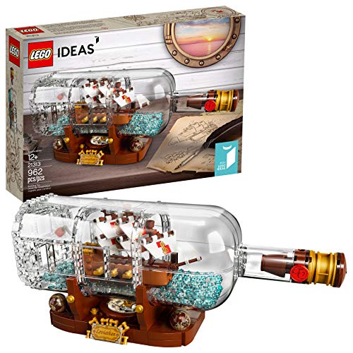 LEGO Ideas 21313 Bausatz Schiff in einer Flasche, 962 Teile