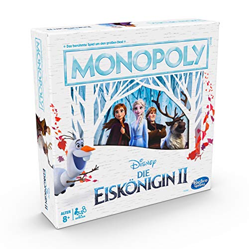 Hasbro Disney Die Eiskönigin 2 Monopoly, Brettspiel für Kinder ab 8 Jahren