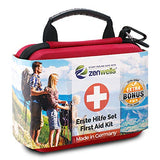 Erste Hilfe Set Wandern, Outdoor, Fahrrad & Reise Zubehör für die Erstversorgung der häufigsten Notfälle nach DIN 13167 - First Aid Kit für Deine Sicherheit