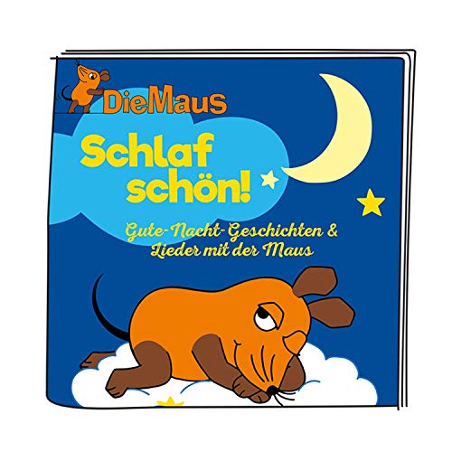tonies Hörfiguren für Toniebox: Maus Schlaf Schön Figur mit 16 Gute Nacht Geschichten für Kinder - ca. 38 Min. - ab 3 Jahre - DEUTSCH