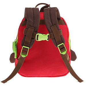 sigikid, Jungen und Mädchen, Mini Rucksack, Kindergarten Rucksack, Motiv Hund, Rot/Braun, 24219