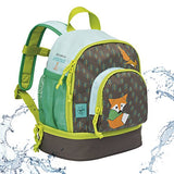 LÄSSIG Kinder Mini Rucksack mit Brustgurt für Kindergarten, 3,5L , Braun (Little Tree Fox)