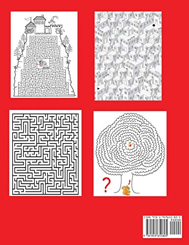 Spaß und Herausfordernde Labyrinthe für Kinder 8-12: Ein Erstaunliches Labyrinth-Aktivitätsbuch für Kinder