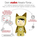 Toniebox Starterset in Grün: Toniebox + Kreativ-Tonie - Der tragbare Lautsprecher für Tonies Hörfiguren und Kreativ Tonies - Für Kinder ab 3 Jahren - DEUTSCH