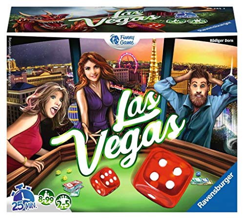 Ravensburger – Las Vegas – Gesellschaftsspiel – ideal für einen Abend mit der Familie oder mit Freunden – 26745