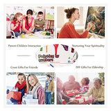 Qiluck DIY Vorgedruckt Leinwand-Ölgemälde Geschenk für Erwachsene Kinder Malen Nach Zahlen Kits mit Holzrahmen Home Haus Dekor