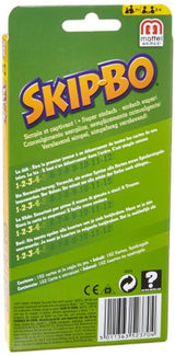 Mattel Games 52370 Skip-Bo Kartenspiel und Familienspiel geeignet für 2 - 6 Spieler, Spiel ab 7 Jahren