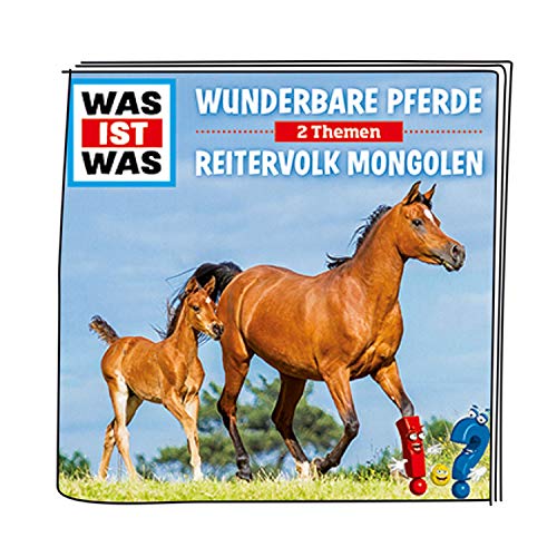 tonies Hörfiguren für Toniebox - was IST was - Wunderbare Pferde / Reitervolk Mongolen - ca. 79 Min. - Ab 6 Jahre -DEUTSCH