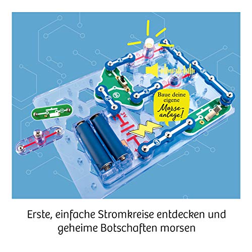 KOSMOS 620530 Easy Elektro - Light. Erste elektrische Stromkreise. Spielerisch die Elektrizität entdecken. Experimentierkasten zu Elektrotechnik.