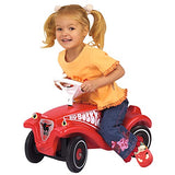 BIG - Bobby Car Classic - Kinderfahrzeug für Jungen und Mädchen, klassisches Rutschfahrzeug belastbar bis 50 kg, für Kinder ab 1 Jahr, rot