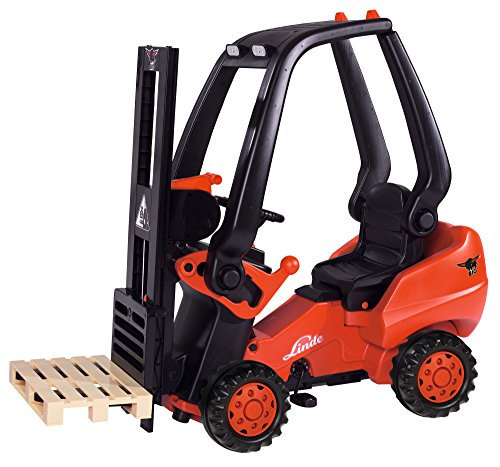 BIG 800056580 - Linde Forklift Kindergabelstapler, rot