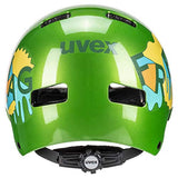 Uvex Unisex Jugend, kid 3 Fahrradhelm, green, 51-55 cm