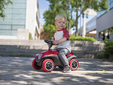 BIG - Bobby Car Next - Deluxe Variante, Kinderfahrzeug mit LED-Front Scheinwerfer, Flüsterreifen und weichem Sitz, belastbar bis zu 50kg, Rutschfahrzeug für Kinder ab 1 Jahr, rot