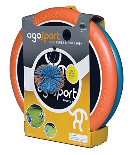 Schildkröt Funsports Softdisc Ogo Sport Set, Standardgröße, blau, orange, Durchmesser 29