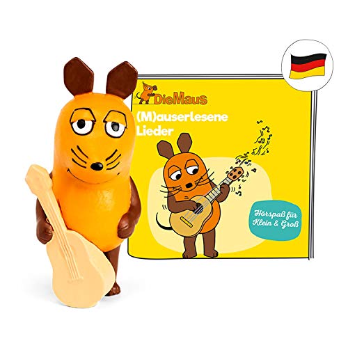 tonies Hörfiguren für Toniebox: Maus (M) auserlesene Lieder - 17 Kinderlieder Figur - ca. 40 Min. - ab 3 Jahre - DEUTSCH