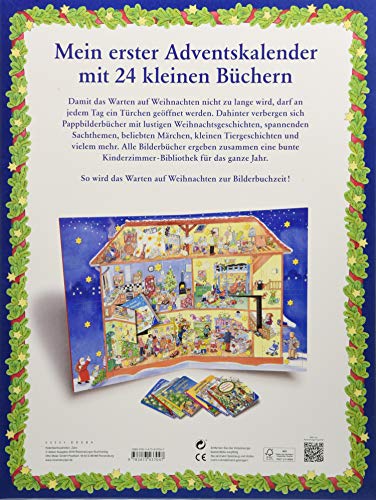 Mein Wimmel-Adventskalender: Mit 24 Pappbilderbüchern: Mit 24 Pappbilderbchern