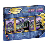 Ravensburger Malen nach Zahlen 28951 - Skyline von New York - Perfektes Malergebnis durch hochwertiges Künstlerzubehör, ohne Rahmen