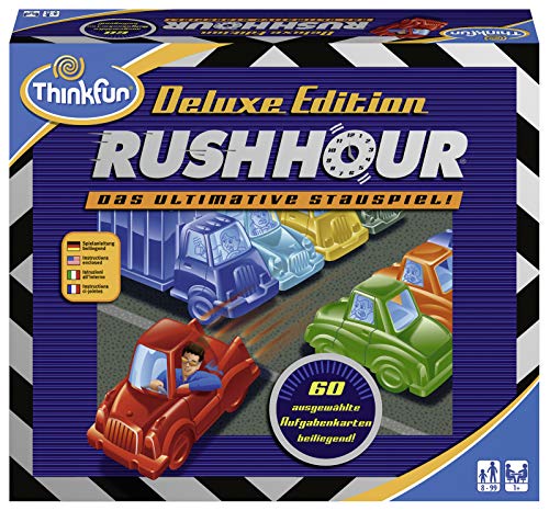 ThinkFun 76305 - Rush Hour ® - das bekannte Logikspiel in der Deluxe Edition